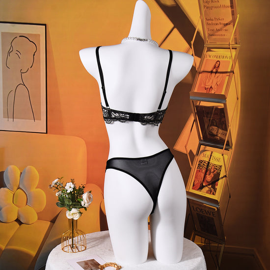 Douce Éclosion – 2-Piece Set Black