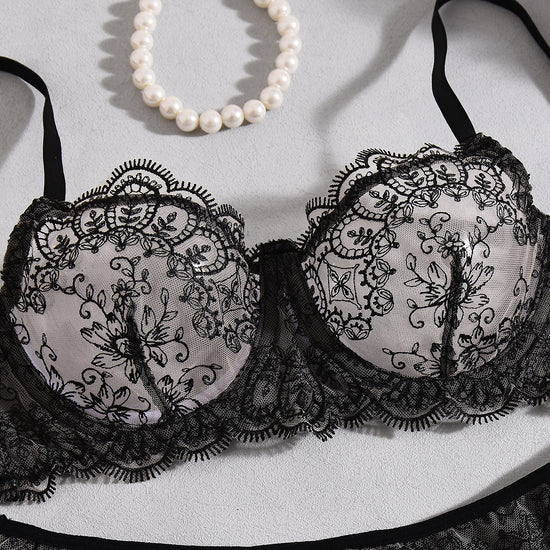 Douce Éclosion – 2-Piece Set Black