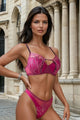 ✨ Set di lingerie glamour fucsia ✨