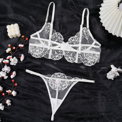 Conjunto de 2 peças: Êxtase Branco