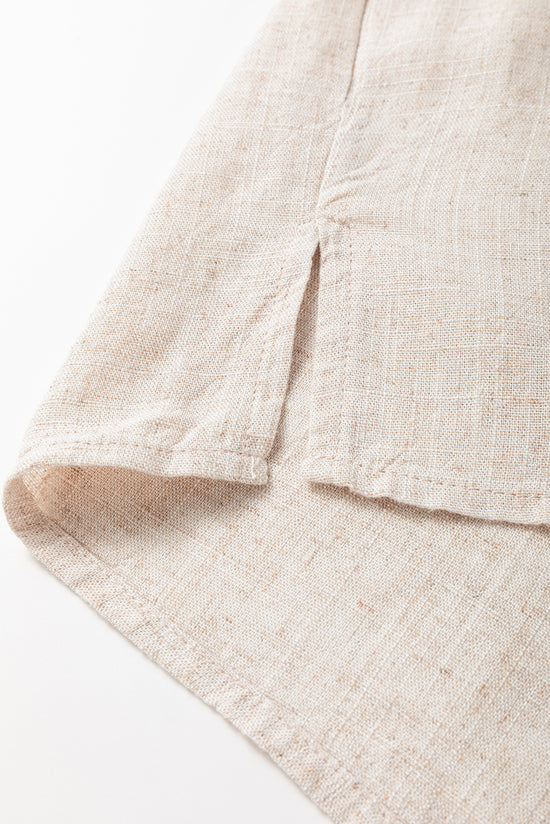 Jet Stream Géométrique brodé à manches courtes à manches courtes à manches vtières Ve