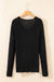 Maglione a collo vuoto a V Hollow-out