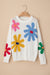 Maglione di equipaggiamento colorato colorato di fiori colorati