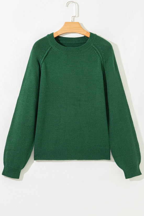 Maglione per il collo dell'equipaggio sempre sempreverde