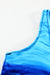 Costume da bagno a bordo del gradiente blu.