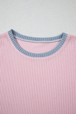 Top à manches courtes et pantalons lâches