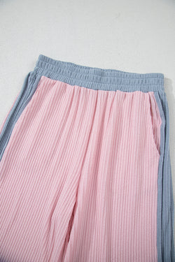 Top à manches courtes et pantalons lâches