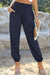 Joggeurs de taille haute somoped bleu foncé