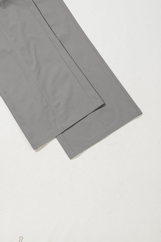 Black Solid Color Drawstring Elastic Waist Casual Loose Pants