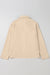 Dark Khaki Solid Color Corduroy Buttoned Long Sleeve Shacket