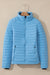 Myosotis Color Solid Color acolchoado Zippuffer Jaqueta