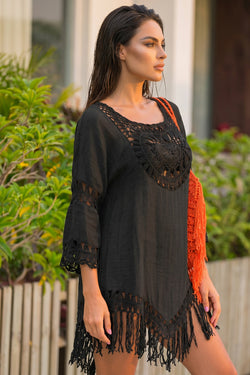 ✨ NOMAD CHARM – The bohemian dress with captivating crochet details