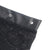 High-Waist Black Lace Panty with Faux Leather Belt