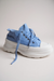Scarpe in tela a blocchi di colore leopardo multicolore