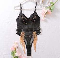 Chainée Élégance Lingerie Ensemble