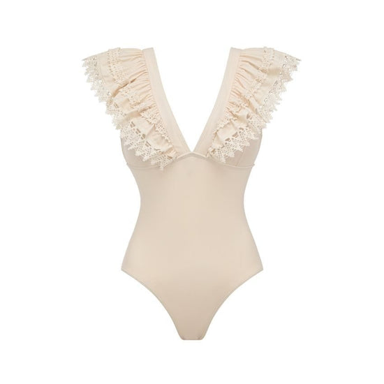 ✨ NUDE ELEGANCE – El elegante y atemporal conjunto de playa