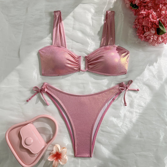 ✨ OCEAN GLOW – Le bikini radieux qui capture la magie de l’été