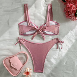 ✨ OCEAN GLOW – El bikini radiante que captura la magia del verano