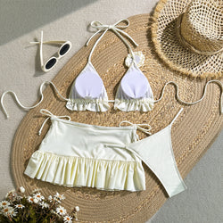 ✨ DOLCE SENSUAL – Conjunto de bikini romántico con un encanto irresistible