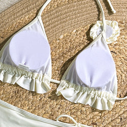 ✨ DOLCE SENSUAL – Conjunto de bikini romántico con un encanto irresistible