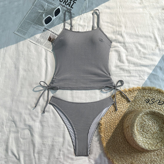 ✨ RIVIERA ALLURE – O conjunto tankini chique que realça cada silhueta