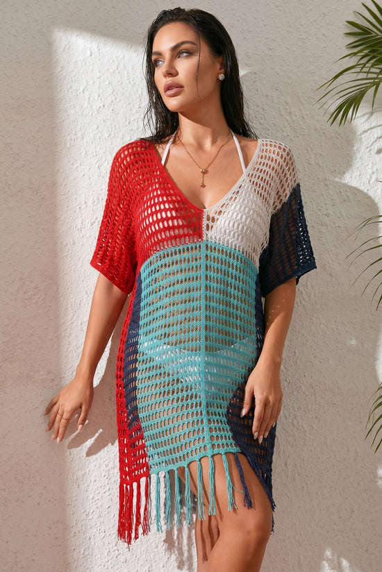 ✨ SUNSET CROCHET – The mesh dress that lights up your summer