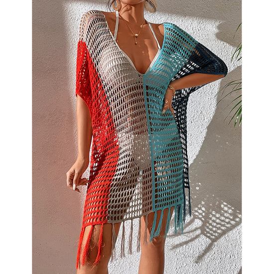 ✨ SUNSET CROCHET – The mesh dress that lights up your summer