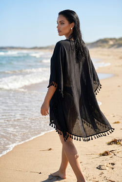 ✨ LAGUNA SUN – The boho beach dress that shines under the sun
