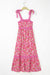 Vestito maxi in pizzo floreale in pizzo verde