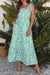 Vestito maxi in pizzo floreale in pizzo verde
