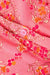 Stampa floreale rosso rosa a manica corta camicia sciolta