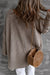 Sleeve Dolman Slouchy Grey High Low Swater