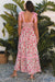 Vestito maxi in pizzo floreale in pizzo verde