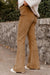 Pantaloni a scacchi a scacchi a scacchi di pompelmo pantaloni in vita alta