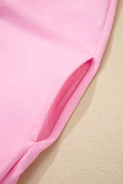 Menta verde brimele fritturato collo sciolto mini abito