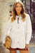Beige Leopard Imprimir bolsas de aleta abotonado