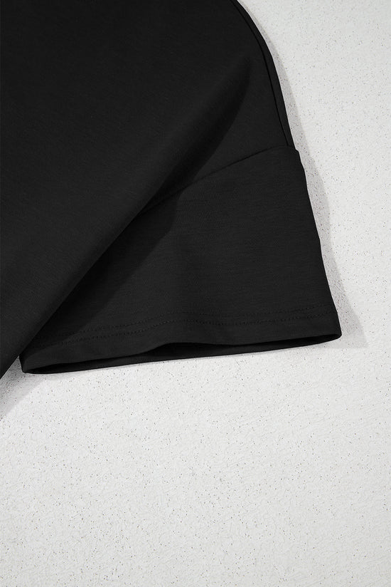Scept di skort in vita neri da 2 pcs a 2 pezzi