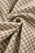 Pink Houndstooth Color Contrast Textured Patchwork Loose Shacket