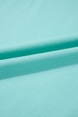 Menta verde brimele fritturato collo sciolto mini abito