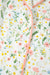 Floral Print Contrast Pipping Short Pajamas Set