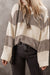 Scher maglione pullover sciolto da colorblock semplicemente taupe