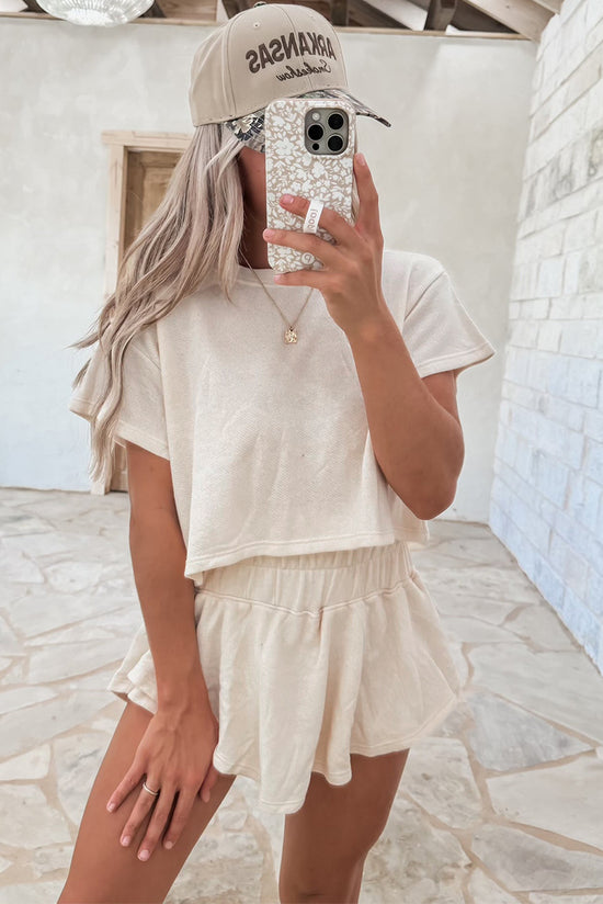 Scept di skort in vita neri da 2 pcs a 2 pezzi