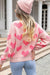 Cuore di San Valentino rosa chiaro Jacquard maglione in maglia Jacquard