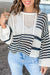 Stripe a strisce bianca a strisce a strisce maglion