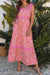 Vestito maxi in pizzo floreale in pizzo verde
