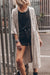 Apricot Sequin 3/4 manga abierta placa frontal kimono