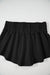 Scept di skort in vita neri da 2 pcs a 2 pezzi