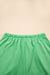 T -spalla a gocce a V Verde Verve Mint e Shorti con cownewwork