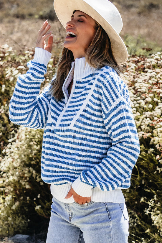 Stripe a strisce kaki con zip