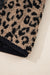 Giacca tasca laterale con cerniera con cerniera con stampa leopardata kaki